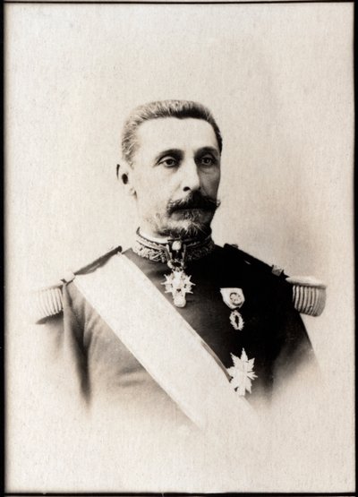 Portrait of Alfred Albert Gervais, French admiral by French Photographer